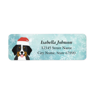 Bernese Mountain Dog Return Address Labels
