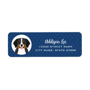 Bernese Mountain Dog Return Address Labels
