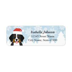 Bernese Mountain Dog Return Address Labels