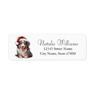 Bernese Mountain Dog Return Address Labels