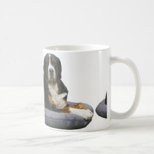 bernese mountain dog rust full laying coffee mug