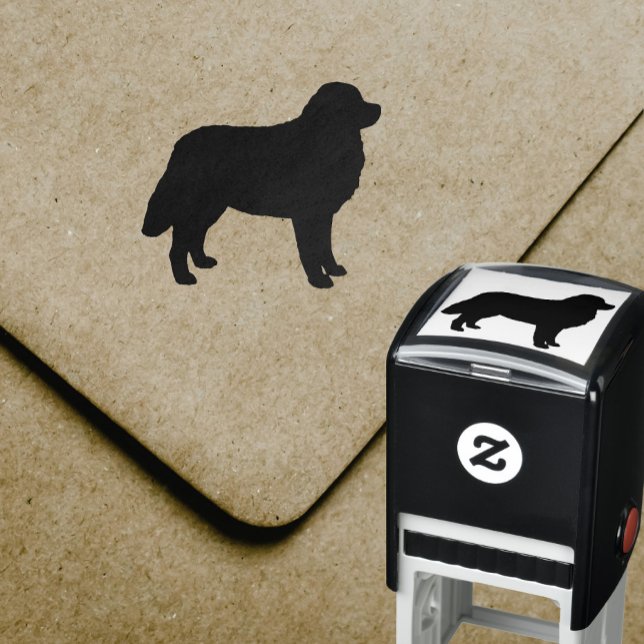 Bernese Mountain Dog Silhouette Self-Inking Stamp (Creator Uploaded)