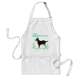 Bernese Mountain Dog St. Patrick's Day Standard Apron