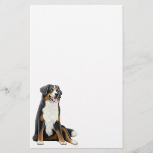 Bernese Mountain Dog Stationery (Front)
