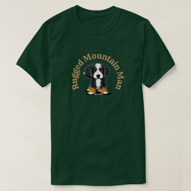 Bernese Mountain Dog T-Shirt (Design Front)
