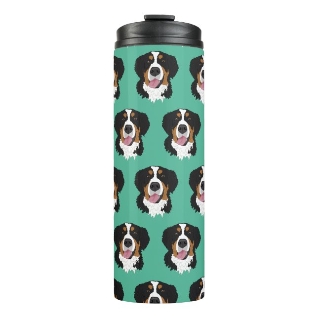 Bernese Mountain Dog  Thermal Tumbler (Front)