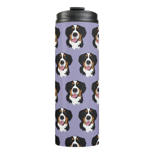 Bernese Mountain Dog Thermal Tumbler (Front)