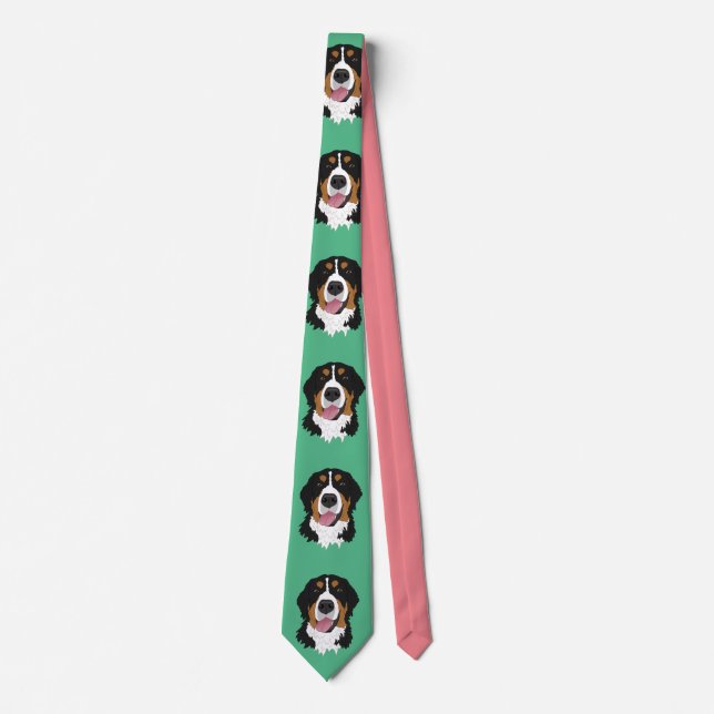 Bernese Mountain Dog Tie (Front)