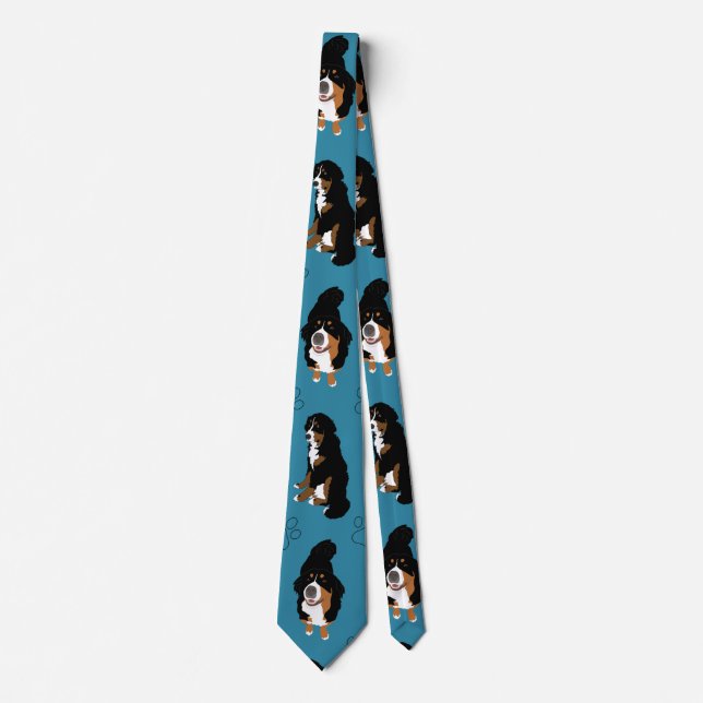 Bernese Mountain Dog Tie (Front)