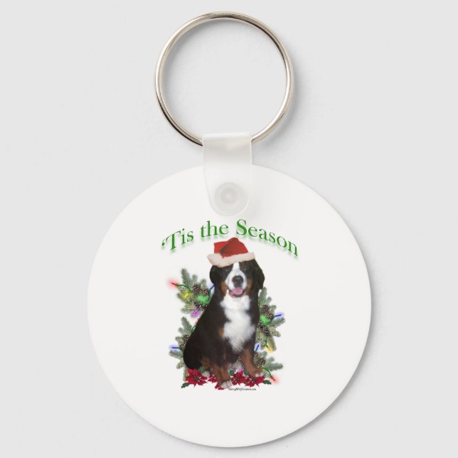 Bernese Mountain Dog ‘Tis Key Ring (Front)