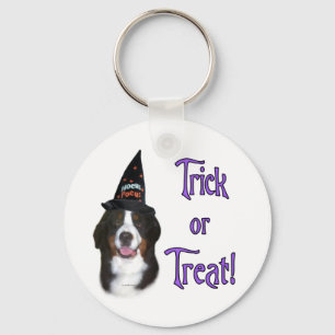 Bernese Mountain Dog Trick Key Ring
