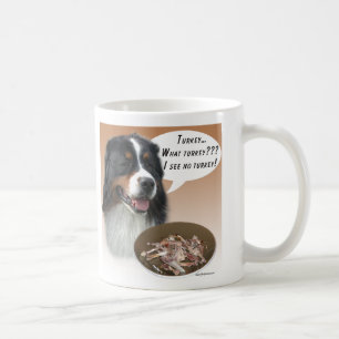 Bernese Mountain Dog Turkey Coffee Mug