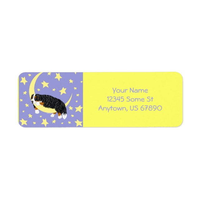 Bernese Mountain Dog Twinkle Labels (Front)