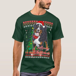 Bernese Mountain Dog Ugly Christmas Sweater