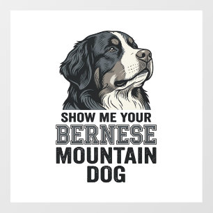 Bernese Mountain Dog Vintage Engraving Shirt Desig