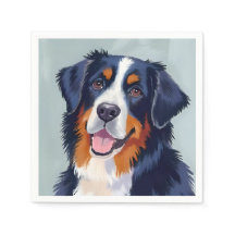 Bernese Mountain Dog | Watercolor Painting