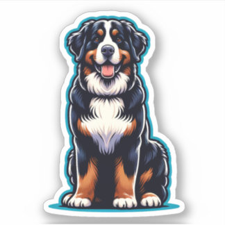 Bernese Mountain Dog Waterproof Sticker