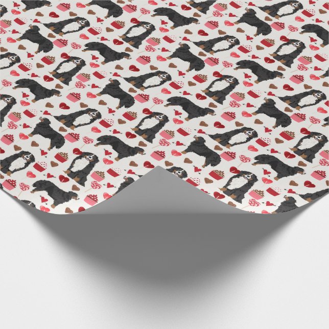 Bernese Mountain Dog Wrapping Paper (Corner)