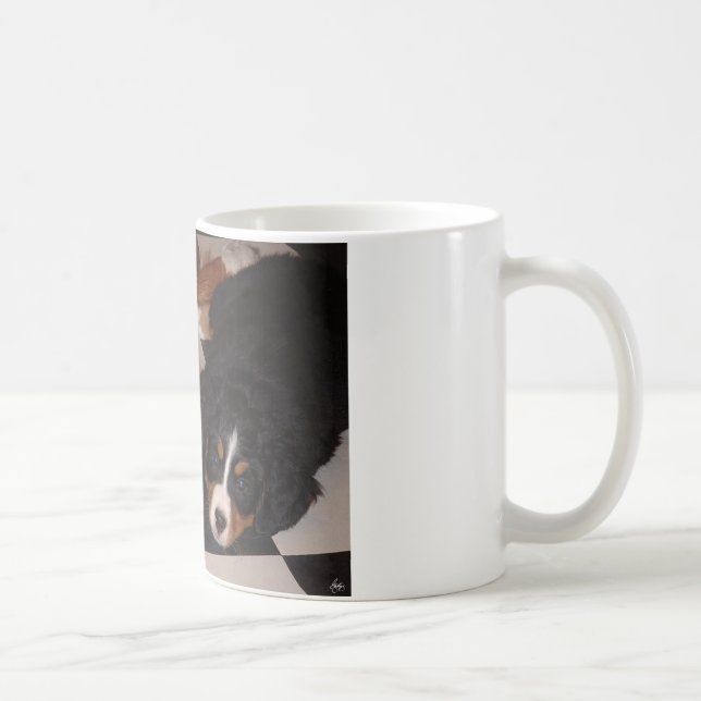 Bernese Mountain Dogs Head to Head MUG (Right)