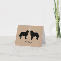 Bernese Mountain Dogs Wedding Thank You