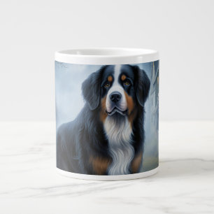 Bernese Mountain Halloween Scary Large Coffee Mug