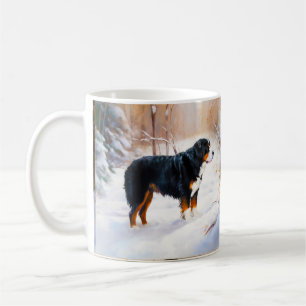 Bernese Mountain Let It Snow Christmas  Coffee Mug