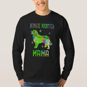 Bernese Mountain Mama Colourful Dog Mum T-Shirt