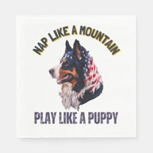 Bernese Mountain Napkin