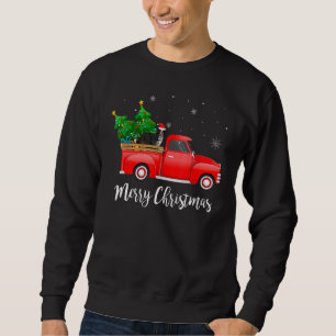 Bernese Mountain Red Truck Christmas Tree Xmas Dog Sweatshirt