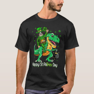 Bernese Mountain Riding Dinosaur Patricks Day Sham T-Shirt