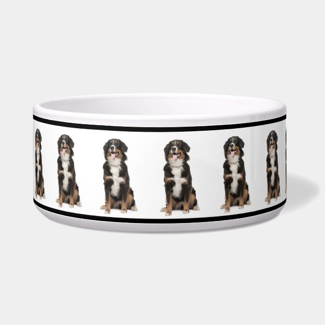Bernese Mt. Dog Food Bowl (Left)
