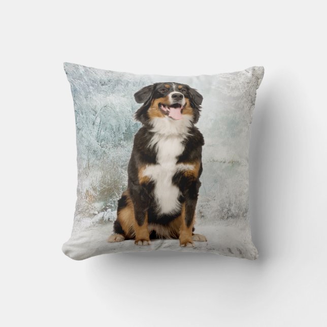 Bernese Mt. Dog Pillow (Front)