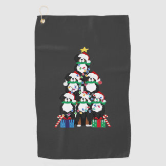 Bernese Mt Dog Puppy Christmas Tree Classic T-Shir Golf Towel