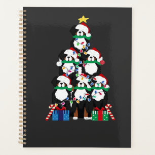 Bernese Mt Dog Puppy Christmas Tree Classic T-Shir Planner