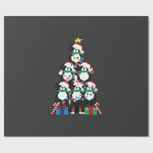 Bernese Mt Dog Puppy Christmas Tree Classic T-Shir Wrapping Paper