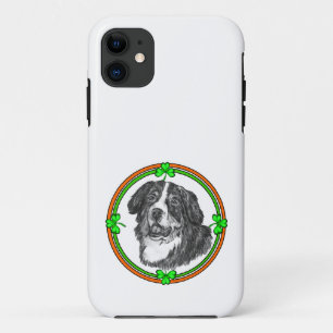 Bernese Mtn Dog St Patricks iPhone 11 Case