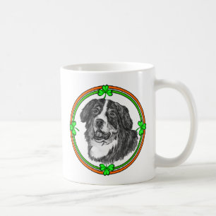 Bernese Mtn Dog St Patricks Coffee Mug