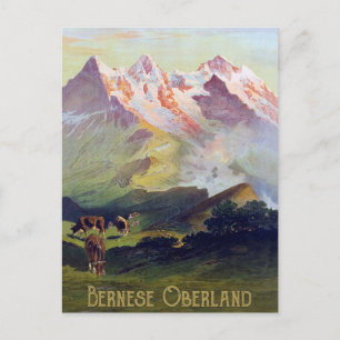 Bernese Oberland, Landscape, Switzerland Postcard