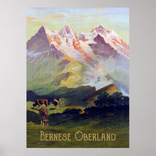 Bernese Oberland, Landscape, Switzerland Poster