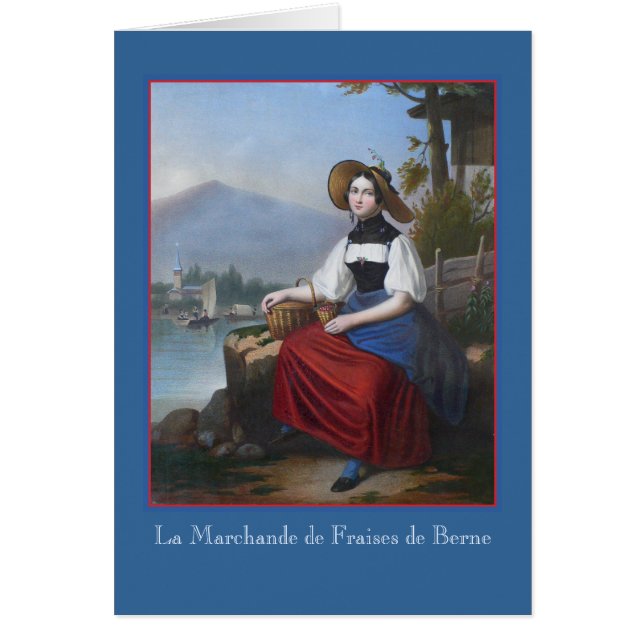 Bernese Peasant Girl - Traditional Swiss Costumes (Front)