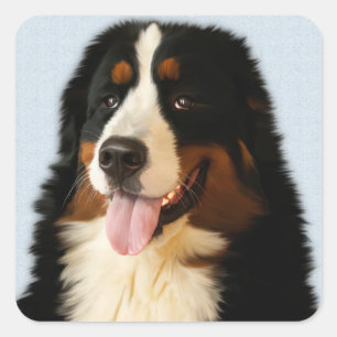 Bernese Puppy Dog Sticker / Seal