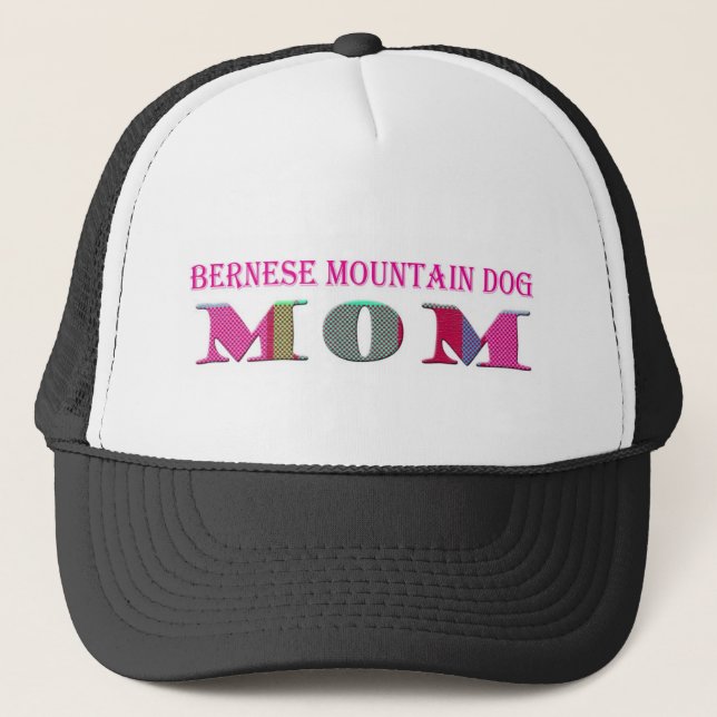 BerneseMountainDogMom Trucker Hat (Front)