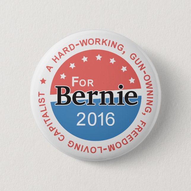 Bernie 2016 Button (Front)