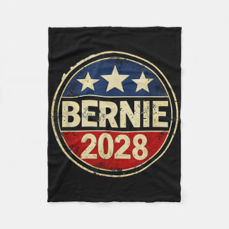 Bernie 2028 Sanders Was Right Democracy Resistance Fleece Blanket