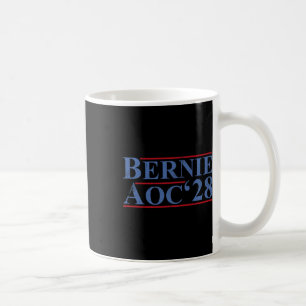 Bernie Aoc 2028 Bernie Sanders Alexandria Cortez P Coffee Mug
