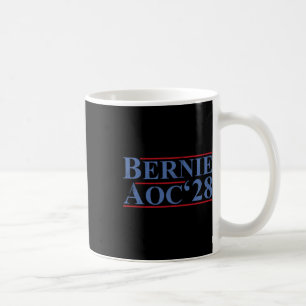 Bernie Aoc 2028 Bernie Sanders Alexandria Cortez P Coffee Mug