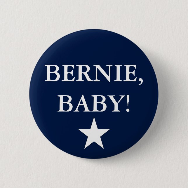 Bernie, Baby! 6 Cm Round Badge (Front)