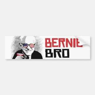 Bernie Bro - Bernie Sanders - .png Bumper Sticker