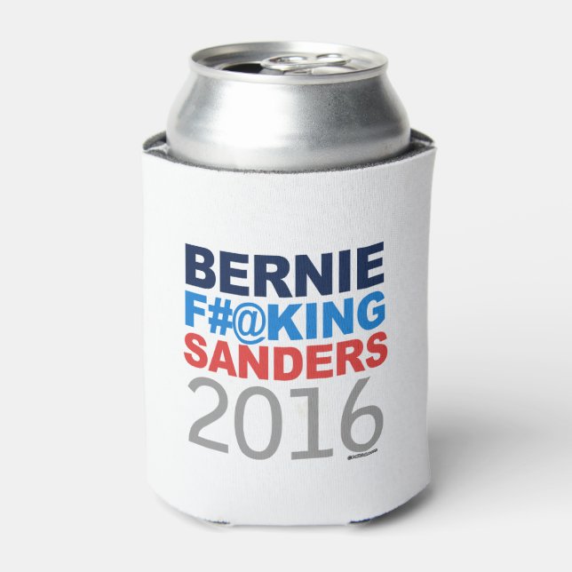 Bernie Effing Sanders 2016 Can Cooler (Can Front)