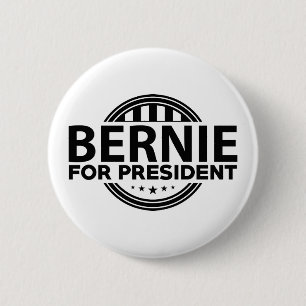Bernie For President 6 Cm Round Badge